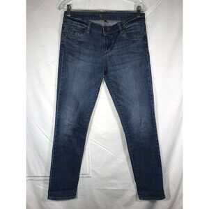 KUT from the Kloth Women's Size 4 Skinny Leg Factory Fade Distressed Jeans